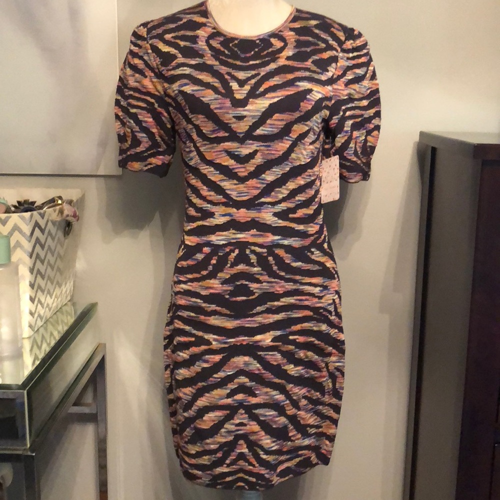 Free People Take Me Out Print Dress